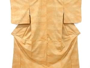 縞に暈し柄織出し手織り紬着物